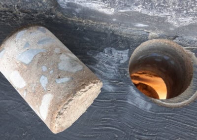 Plumbing hole