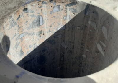 Vus Core Drilling - Close-up of core drilling equipment used for precise rock and concrete core samp.